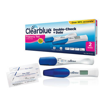 CLEARBLUE cyfrowy test ciążowy 1szt + PLUS 1szt +2p
